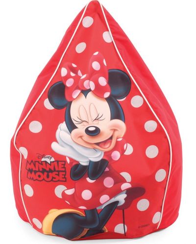 Fotoliu puf pentru copii Disney - Minnie Mouse, 70 х 60 х 80 cm - 1