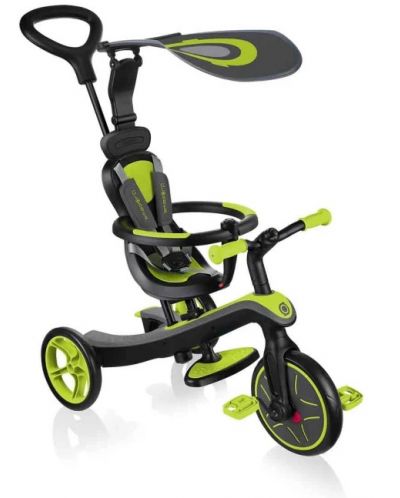 Tricicleta 4 in 1 pentru copii Globber -Trike Explorer, verde - 1