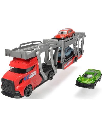 Jucarie pentru copii Dickie Toys - Transportor auto, cu 3 masinute - 2