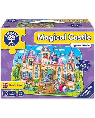 Puzzle pentru copii Orchard Toys - Caste magic, 40 piese - 1