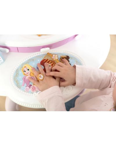 Masă de toaletă pentru copii 2 în 1 Smoby Disney Princess - Coafor - 5