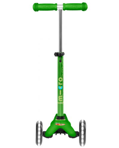 Scooter pentru copii Micro - Mini Deluxe LED, Green - 3