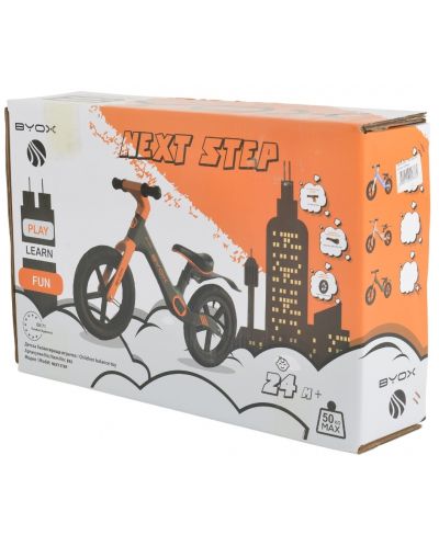 Bicicletă de echilibru pentru copii Byox - Next Step, Roz - 6