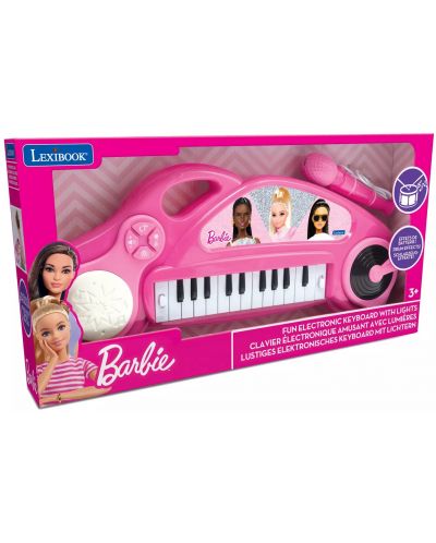 Jucărie Lexibook - Pian electronic Barbie, cu microfon - 2