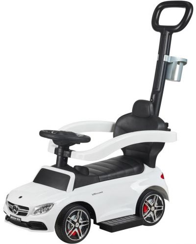 Masina pentru copii Ocie Ride-On Mercedes Amg C63, cu control parental, alba - 1