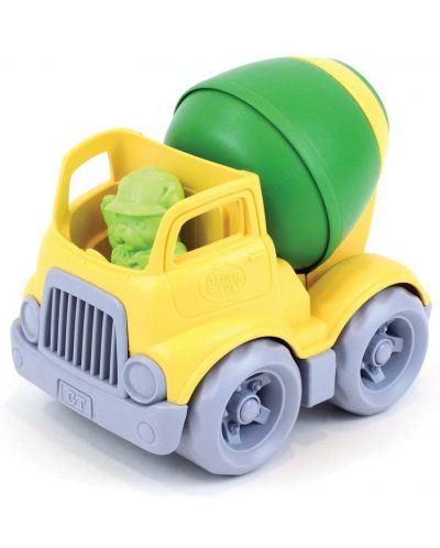 Green Toys - Camion de beton, galben și verde - 1