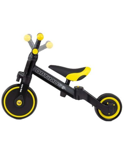 Bicicleta pentru copii Milly Mally 3 în 1 - Optimus, galben - 4