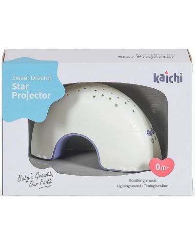 Proiector de stele pentru copii Kaichi - Alb - 3