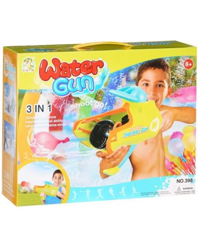 Pușcă de împușcat pentru copii 3 în 1 GT - Pentru zăpadă, apă și bile de plastic - 8