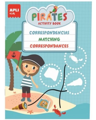 Gentuta pentru copii cu 3 carti distractive Apli - Pirati - 4