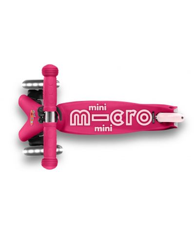 Trotineta pentru copii 3 în 1 Micro - Mini Deluxe Plus LED, Pink - 6