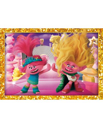 Puzzle pentru copii  Clementoni 4 в 1 - Trolls: Gang se adună - 2