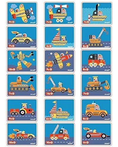 Carte magnetica pentru copii Janod- Vehicule - 3