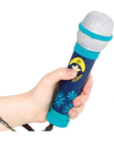 Microfon karaoke pentru copii Battat - Albastru - 2