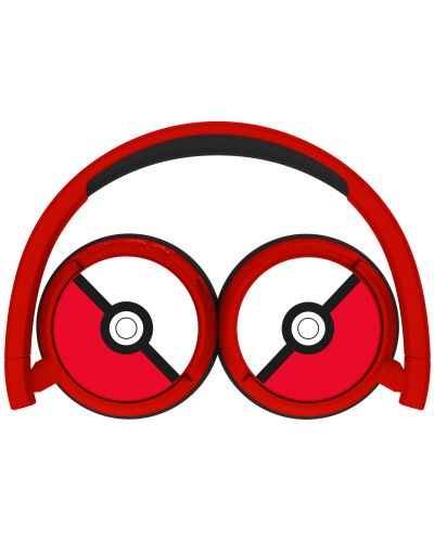Căști pentru copii OTL Technologies - Pokemon Pokeball, roşie - 4
