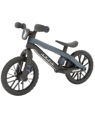 Bicicletă de echilibru pentru copii Chillafish - BMXie Vroom, neagră - 1