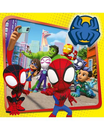 Puzzle pentru copii Ravensburger  3 x 49 piese - Spidey și prietenii săi minunați - 3