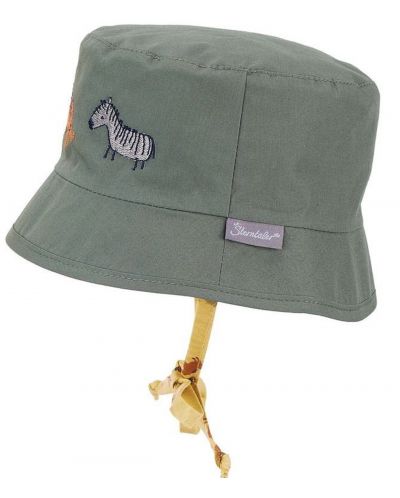 Pălărie de vară pentru copii cu protecție UV 50+ Sterntaler - Cu două fețe, 47 cm, 9-12 luni - 2