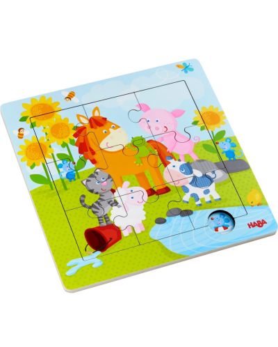 Puzzle pentru copii Haba - Animale domestice - 1