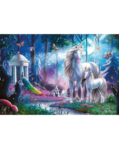 Puzzle pentru copii Schmidt din 200 de piese - Unicorn cu micul său mânz - 2