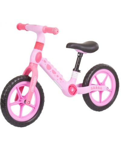 Bicicletă de echilibru pentru copii Chipolino -Dino, roz - 1