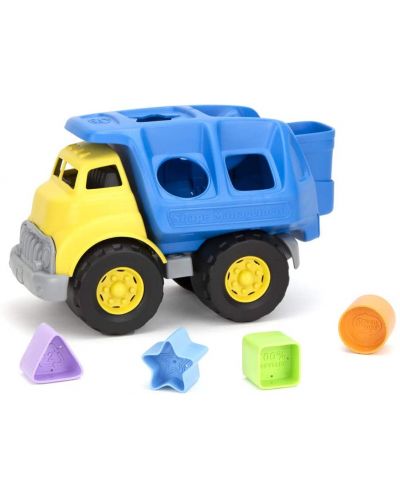 Sortator pentru copii Green Toys - Camion, cu 4 forme - 1