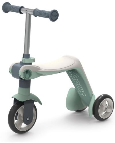 Tricicletă pentru copii 2 în 1 Smoby - Trotinetă și roată echilibrată - 1