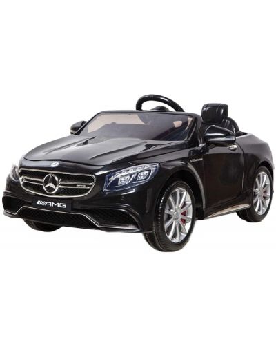 Masina cu acumulator pentru copii KikkaBoo - Mercedes Benz AMG C63 S, negru - 1