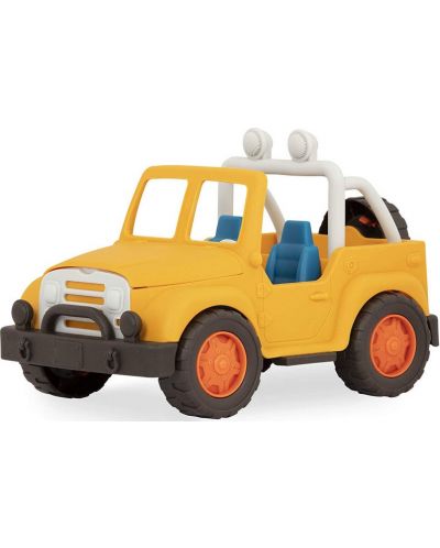 Jucarie pentru copii Battat Wonder Wheels - Mini jeep 4x4, galben - 1