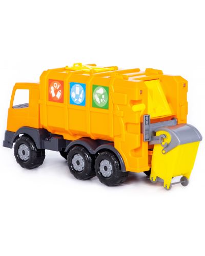 Camera de joacă pentru copii Polesie Toys - Camion de gunoi cu găleată - 3