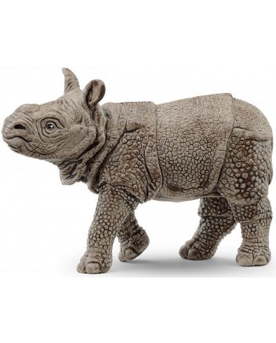 Jucărie pentru copii Schleich Wild Life  - Rinocer indian - pui - 1