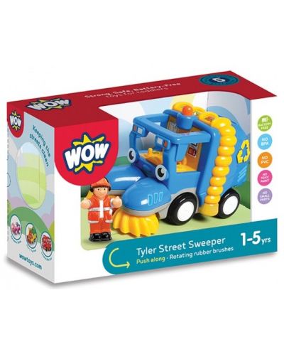 Jucarie pentru copii WOW Toys - Camion de curatat strada - 3