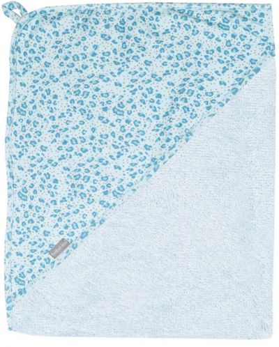 Prosop pentru copii Bebe-Jou - Leopard Blue, 75 x 85 cm - 1