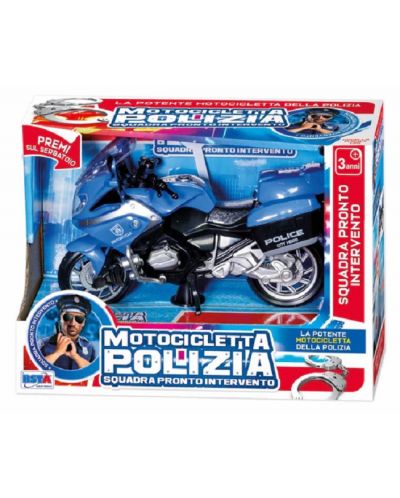 Jucărie RS Toys - Motocicletă de poliție cu sunet și lumini - 1