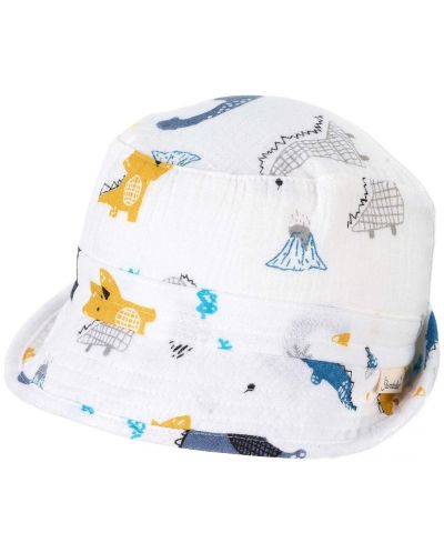 Pălărie de vară pentru copii Sterntaler - С динозаври, 55 cm, 4-6 ani - 3