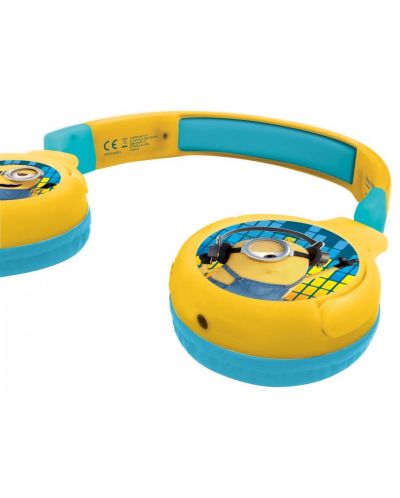 Căști pentru copii Lexibook - The Minions HPBT010DES, wireless, galben - 2