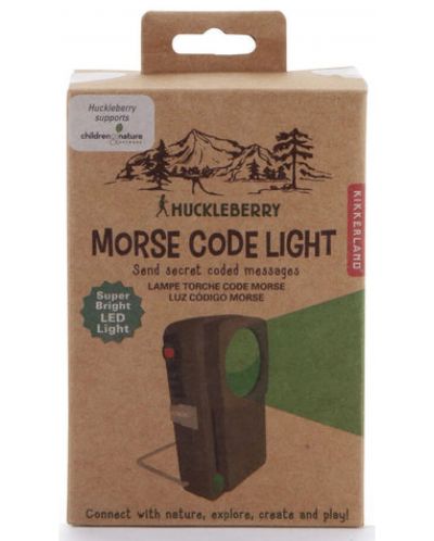 Lanternă pentru copii Kikkerland - Cu cod Morse - 2
