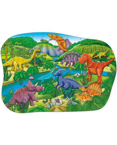 Puzzle pentru copii Orchard Toys - Dinozauri mari, 50 piese - 3