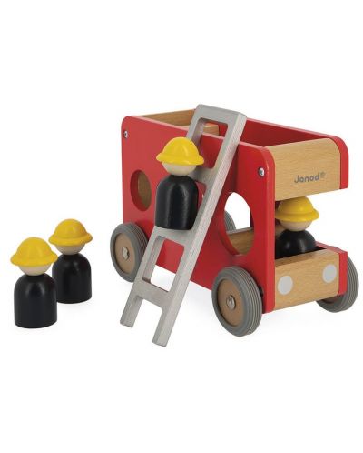 Jucărie Janod - Camion de pompieri Bolid - 3