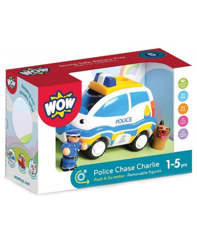 Jucarie pentru copii Wow Toys Emergency - Masina de politie - 1
