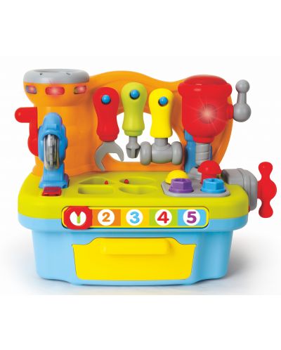 Jucărie pentru copii Hola Toys - Mini atelier cu instrumente și muzică - 2