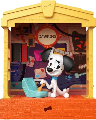 Jucarie pentru copii Mattel Disney - Catelusul Dowkins cu casuta - 1