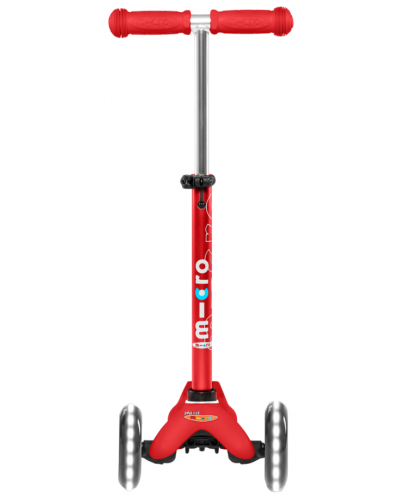 Scooter pentru copii Micro - Mini Deluxe LED, Red - 3