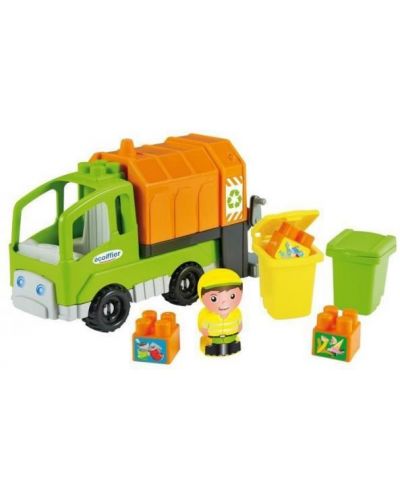 Jucarie pentru copii Ecoiffier Abrick - Camion pentru gunoi, cu accesorii Garbage Truck Abrick - 1