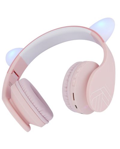 Casti pentru copii PowerLocus - P1 Ears, wireless, roz - 2