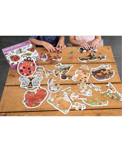 Galt Kids Puzzle Game - Colecționează animalele, 74 piese - 4