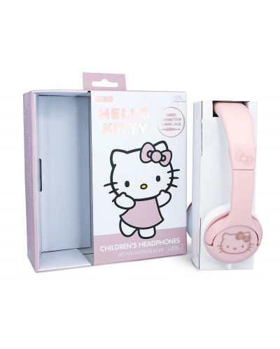 Căști pentru copii OTL Technologies - Hello Kitty, Rose Gold - 7