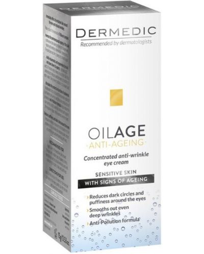 Dermedic Oilage Crema de ochi cu efect instant, 15 g - 2