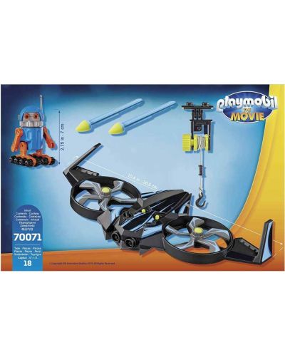 Constructor pentru copii Playmobil -  Robot cu drona - 2