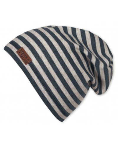 Pălărie din tricot pentru copii Sterntaler - Dungi, 51 cm, 18-24 luni - 1